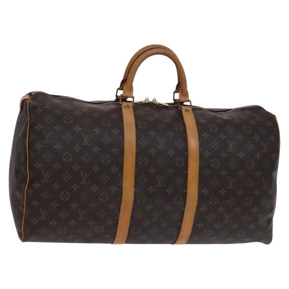 LOUIS VUITTON Monogram Keepall 55 Boston Bag M41424 - Picture 1 of 16